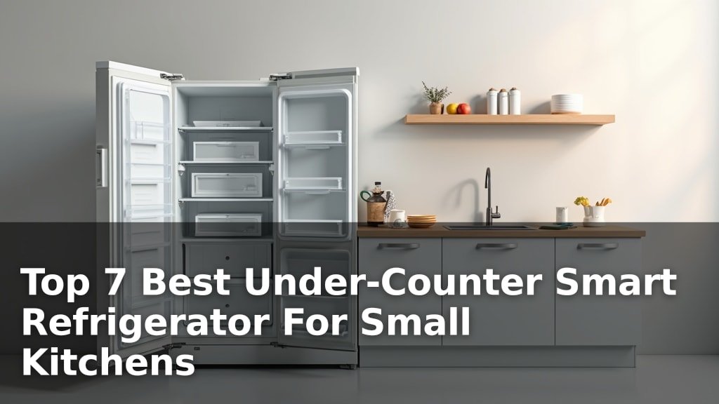 Best Under-Counter Smart Refrigerator For Small Kitchens