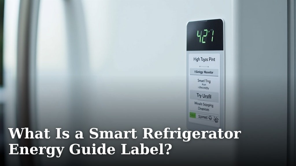 What Is a Smart Refrigerator Energy Guide Label?
