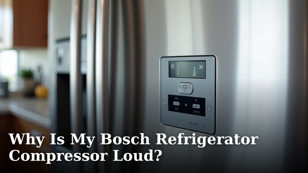 Why Is My Bosch Refrigerator Compressor Loud?