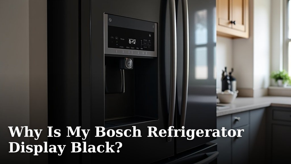 Why Is My Bosch Refrigerator Display Black?