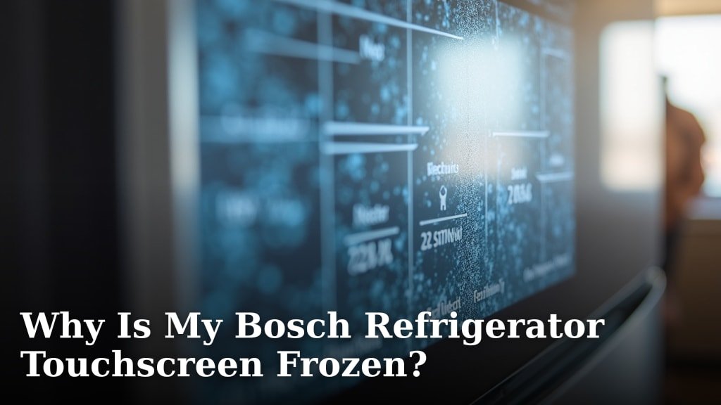 Why Is My Bosch Refrigerator Touchscreen Frozen?