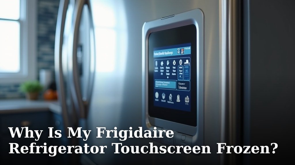 Why Is My Frigidaire Refrigerator Touchscreen Frozen?