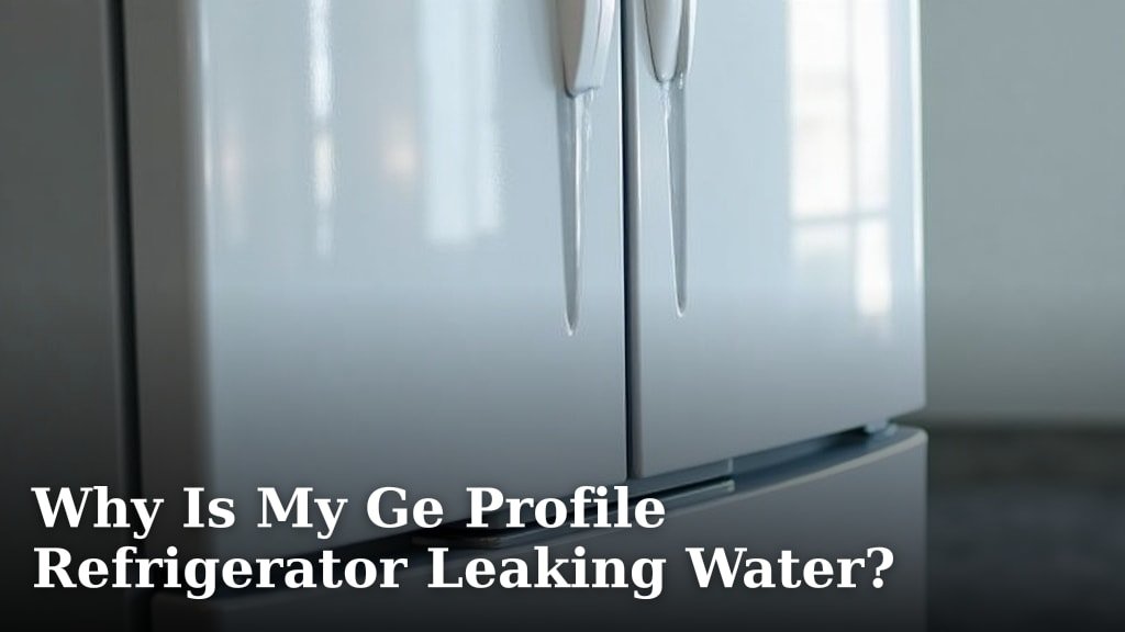Why Is My Ge Profile Refrigerator Leaking Water?