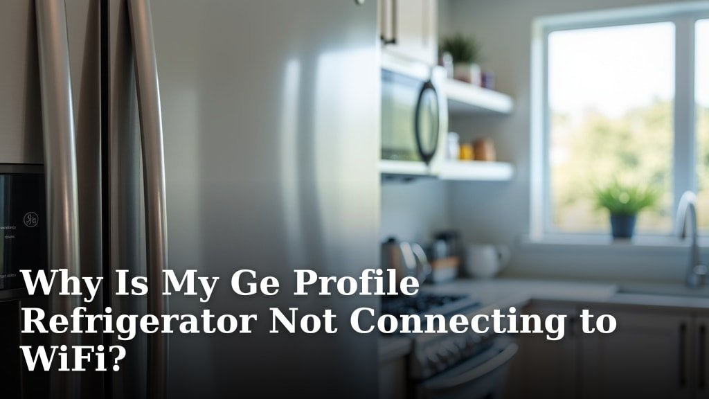 Why Is My Ge Profile Refrigerator Not Connecting to WiFi?