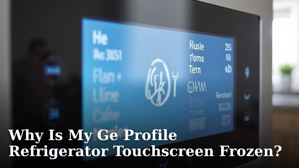 Why Is My Ge Profile Refrigerator Touchscreen Frozen?