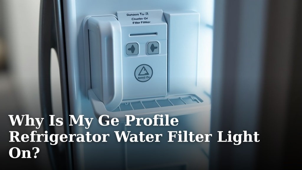 Why Is My Ge Profile Refrigerator Water Filter Light On?