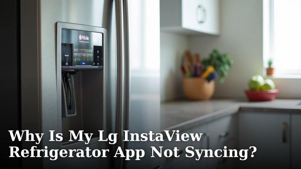 Why Is My Lg InstaView Refrigerator App Not Syncing?