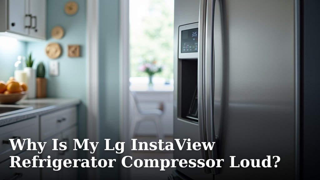 Why Is My Lg InstaView Refrigerator Compressor Loud?