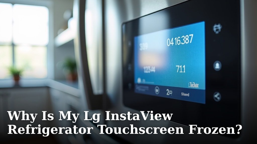 Why Is My Lg InstaView Refrigerator Touchscreen Frozen?