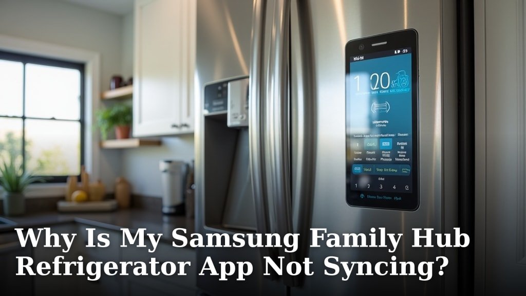 Why Is My Samsung Family Hub Refrigerator App Not Syncing?