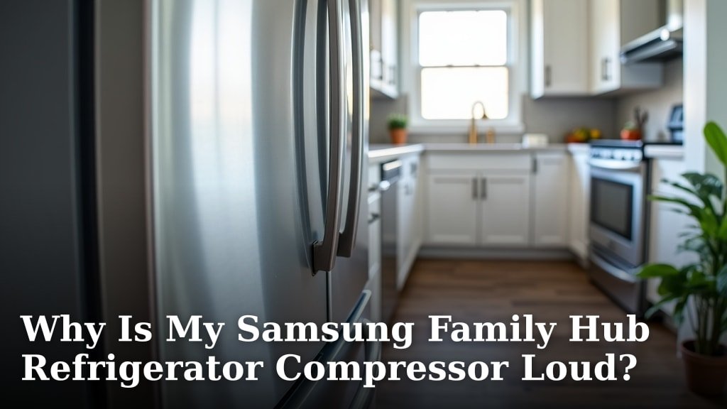 Why Is My Samsung Family Hub Refrigerator Compressor Loud?