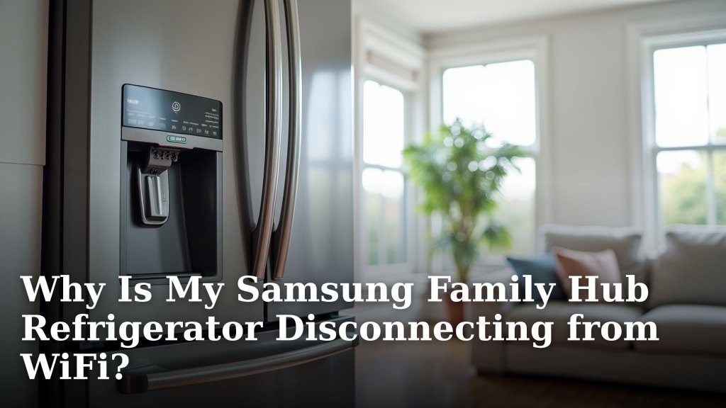 Why Is My Samsung Family Hub Refrigerator Disconnecting from WiFi?