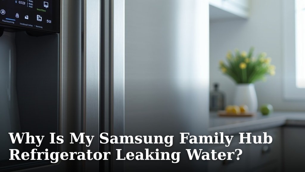 Why Is My Samsung Family Hub Refrigerator Leaking Water?