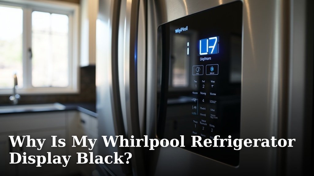 Why Is My Whirlpool Refrigerator Display Black?