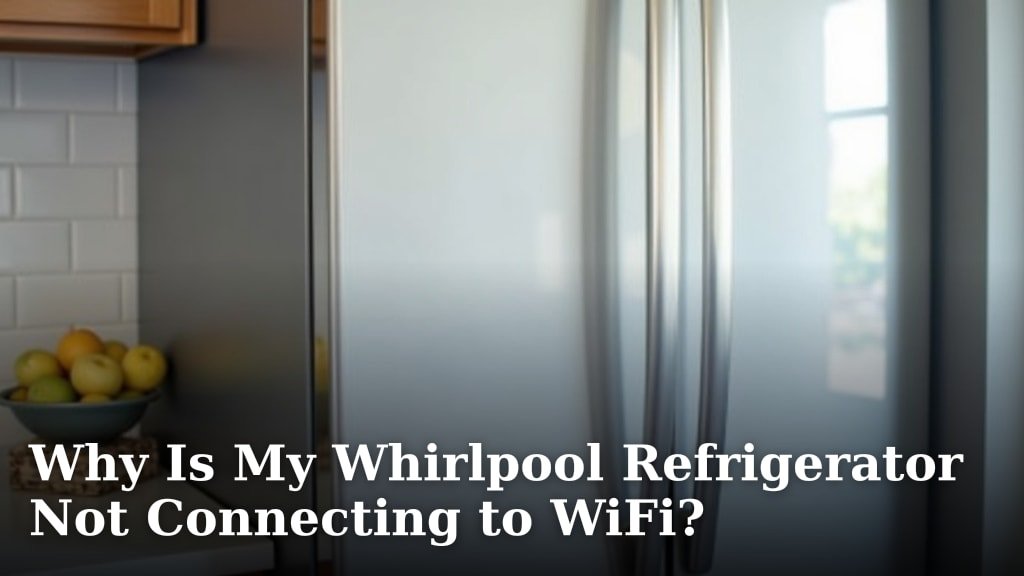 Why Is My Whirlpool Refrigerator Not Connecting to WiFi?